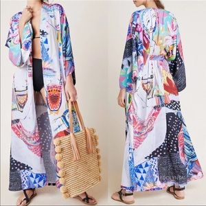 Beautiful tunic Robe cover-up new Multicolor